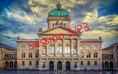 Session d’automne 2023 : actualités de la Berne fédérale