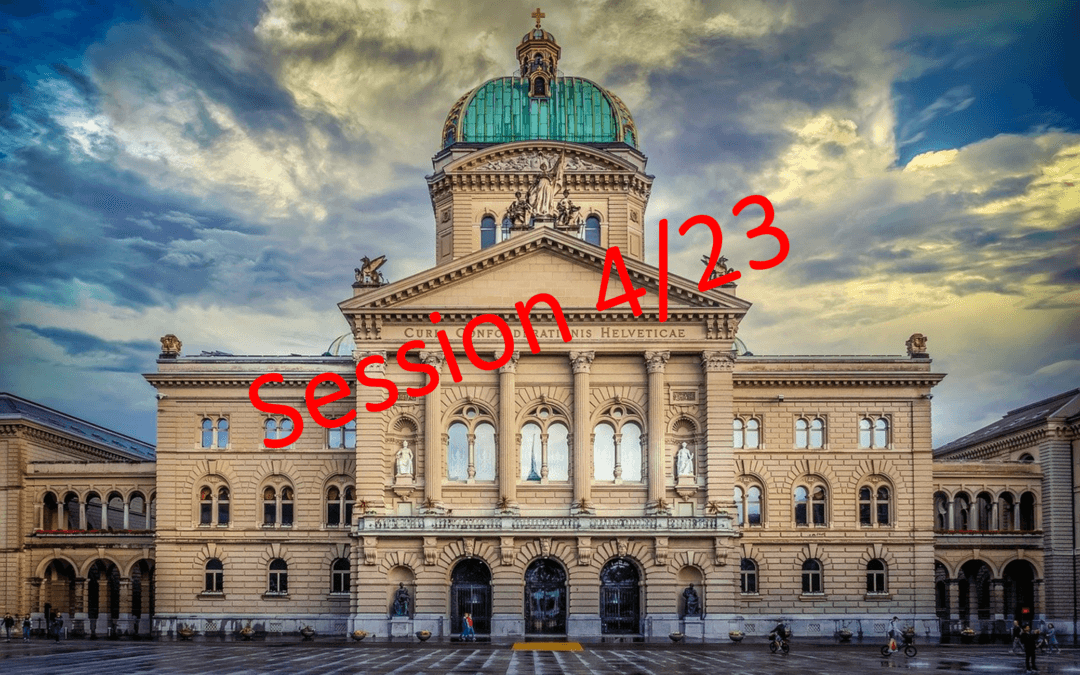 Wintersession 2023: Aktuelles aus Bundesbern