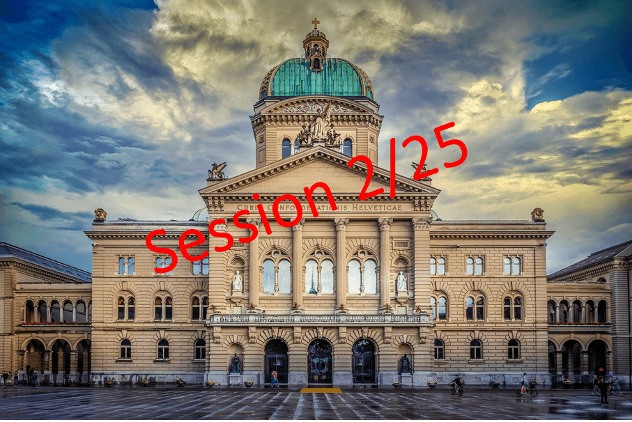 Sommersession 2025: Aktuelles aus Bundesbern