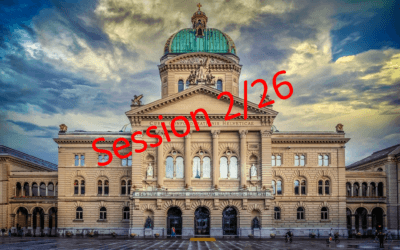 Session d’été 2026: Actualité de la Berne fédérale